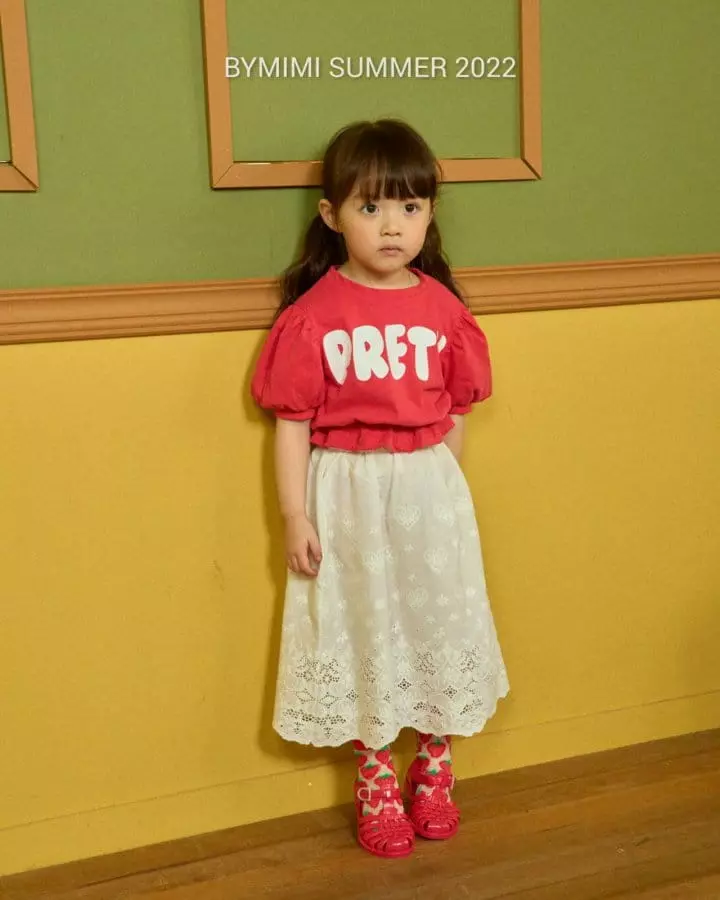 Bymimi - Korean Children Fashion - #discoveringself - Pretty Tee - 3