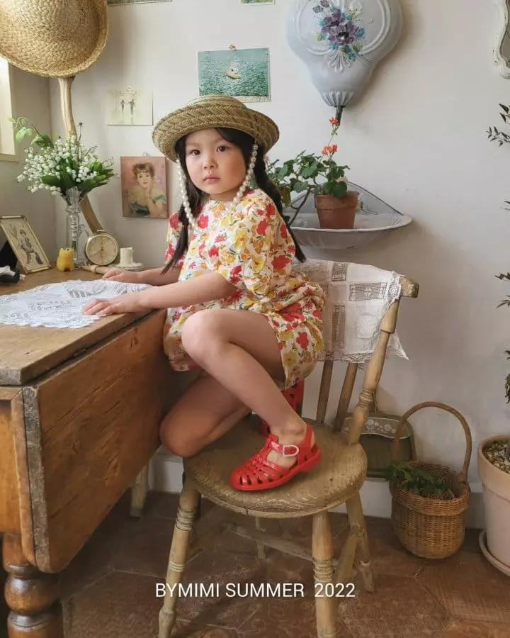 Bymimi - Korean Children Fashion - #fashionkids - Love Top Bottom Set - 11