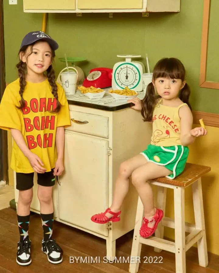Bymimi - Korean Children Fashion - #fashionkids - Lettering Tee - 8