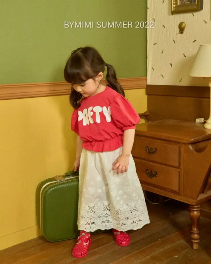 Bymimi - Korean Children Fashion - #discoveringself - Pretty Tee - 4