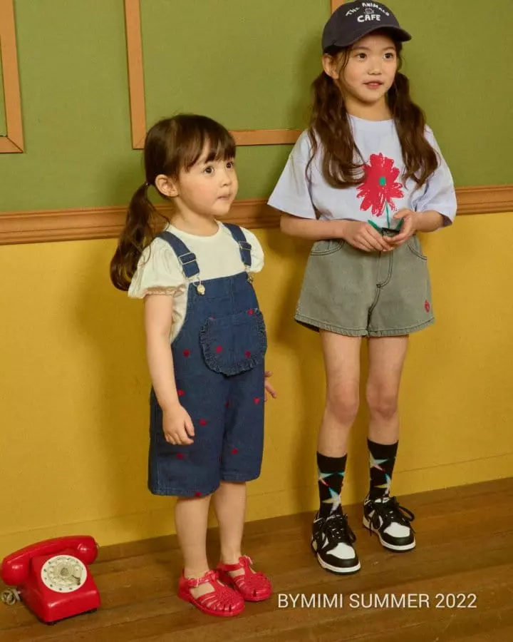 Bymimi - Korean Children Fashion - #kidsstore - Flower Tee - 11