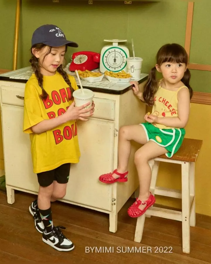 Bymimi - Korean Children Fashion - #kidzfashiontrend - Lettering Tee - 11