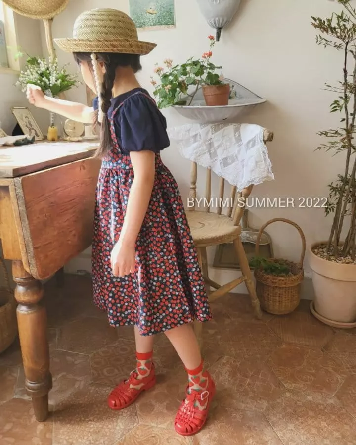 Bymimi - Korean Children Fashion - #magicofchildhood - Strawberry One-piece - 2