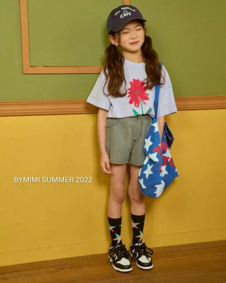 Bymimi - Korean Children Fashion - #toddlerclothing - Flower Tee - 4