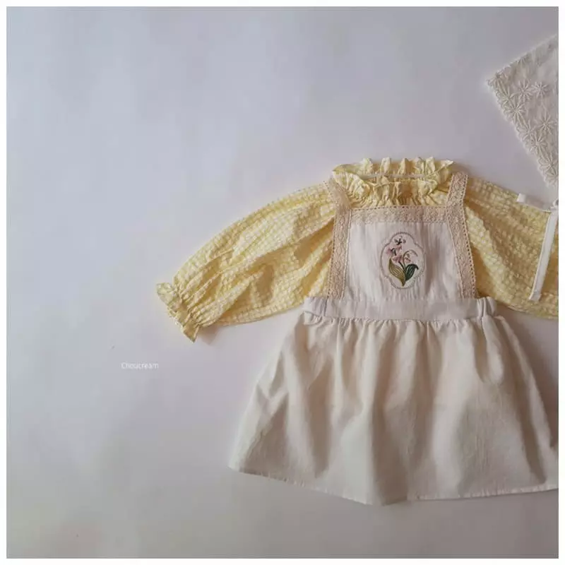 Choucream - Korean Baby Fashion - #babyboutique - Check Blouse - 7