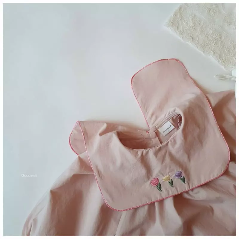 Choucream - Korean Baby Fashion - #babygirlfashion - Tulip Collar Bodysuit - 9