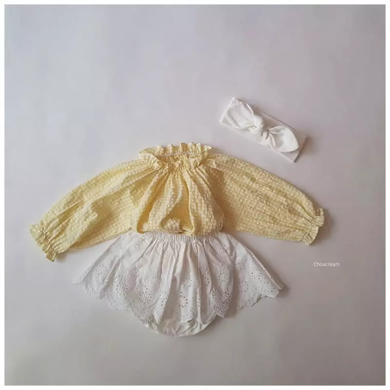 Choucream - Korean Baby Fashion - #babywear - Check Blouse - 3