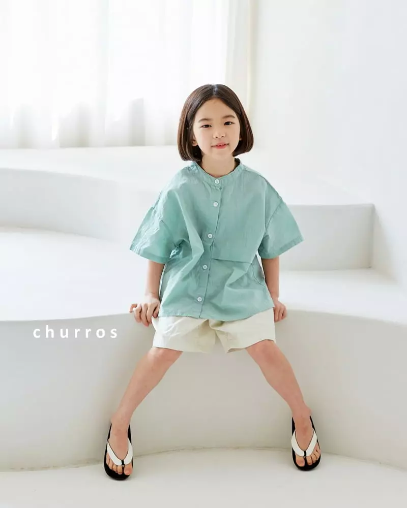 Churros - Korean Children Fashion - #childrensboutique - Linen Banding Shorts - 6