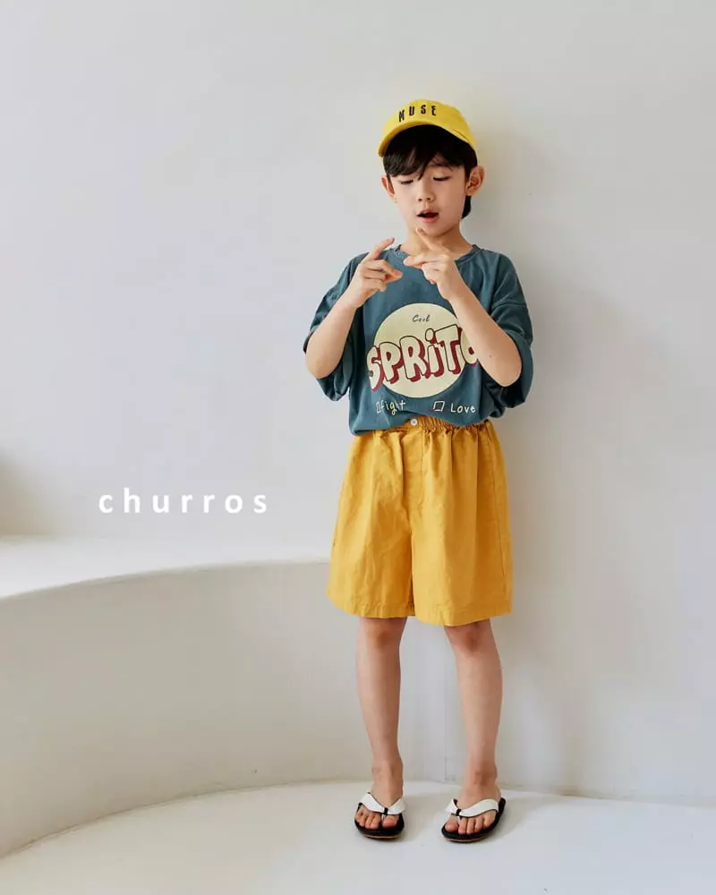 Churros - Korean Children Fashion - #fashionkids - Linen Banding Shorts - 9