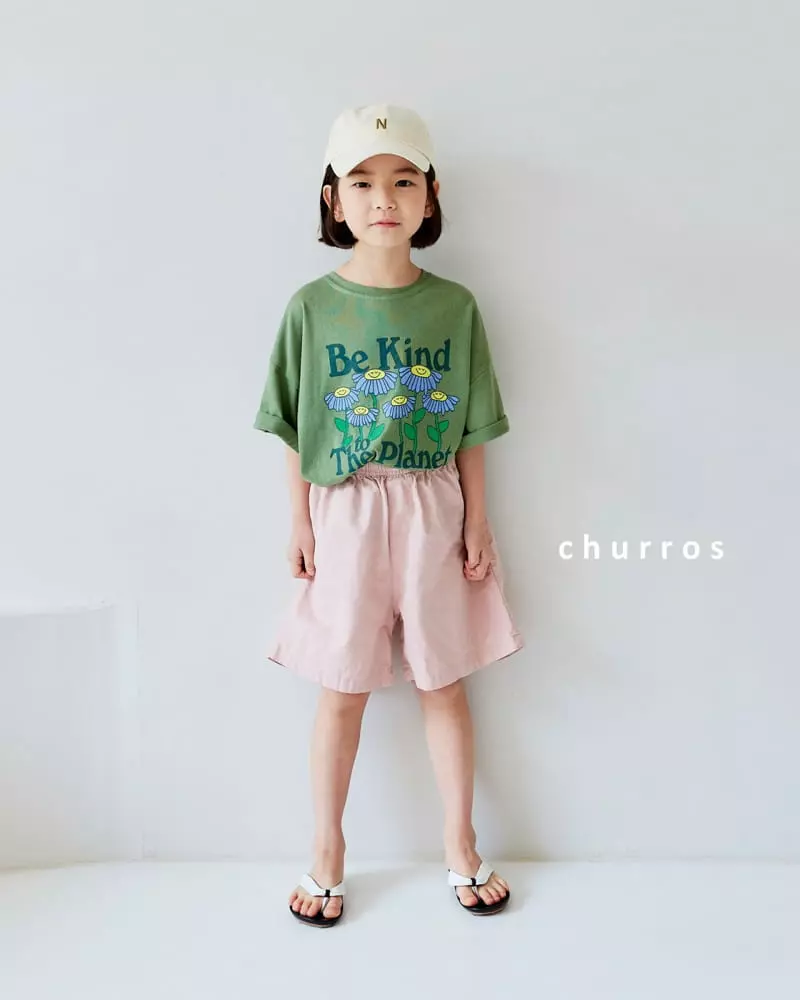 Churros - Korean Children Fashion - #prettylittlegirls - Linen Banding Shorts