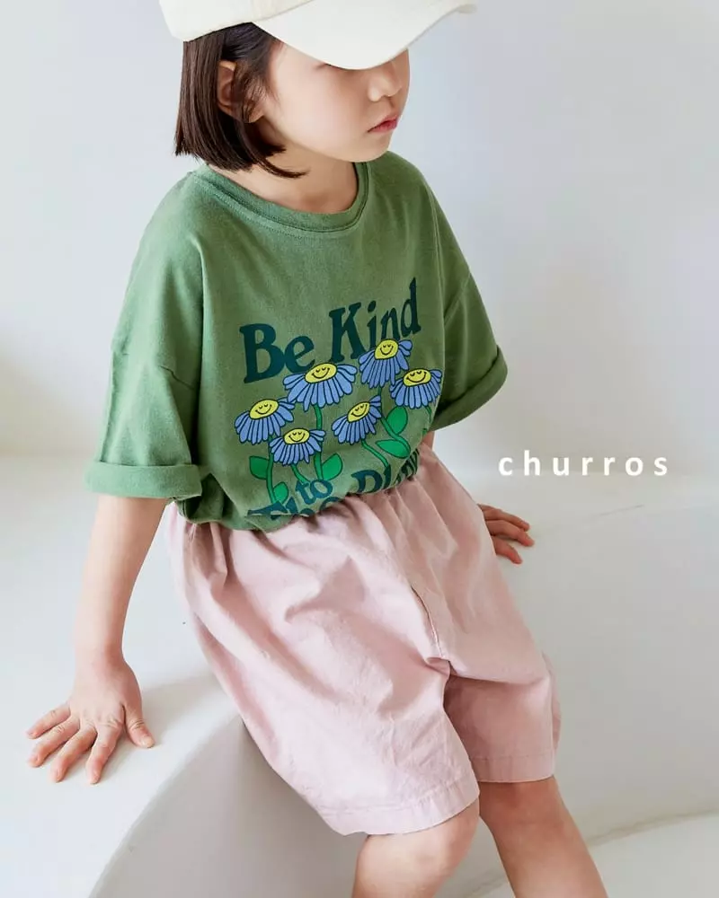 Churros - Korean Children Fashion - #toddlerclothing - Linen Banding Shorts - 4