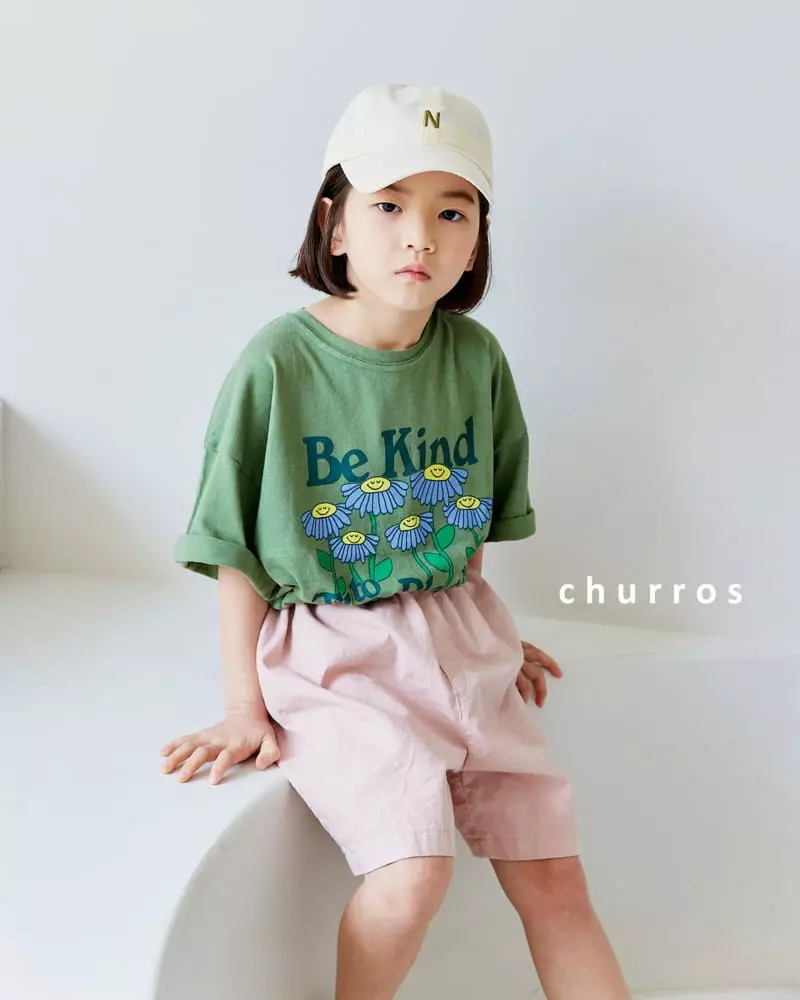 Churros - Korean Children Fashion - #todddlerfashion - Linen Banding Shorts - 2