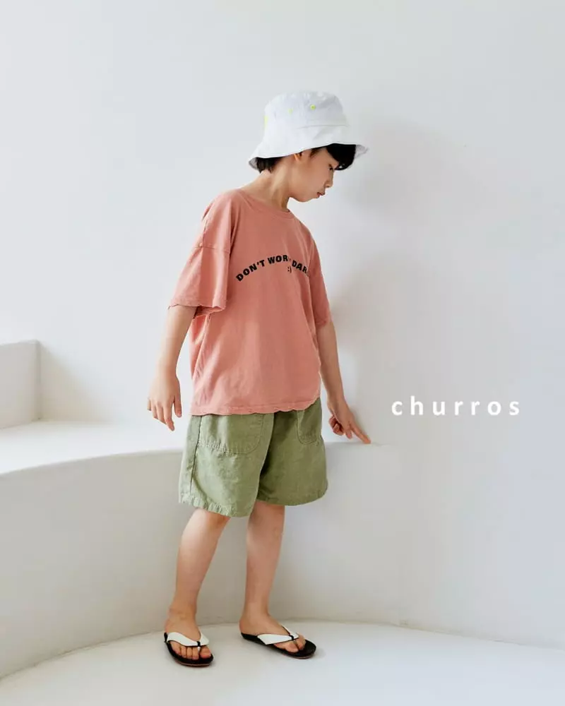 Churros - Korean Children Fashion - #toddlerclothing - Lettering Tee - 2