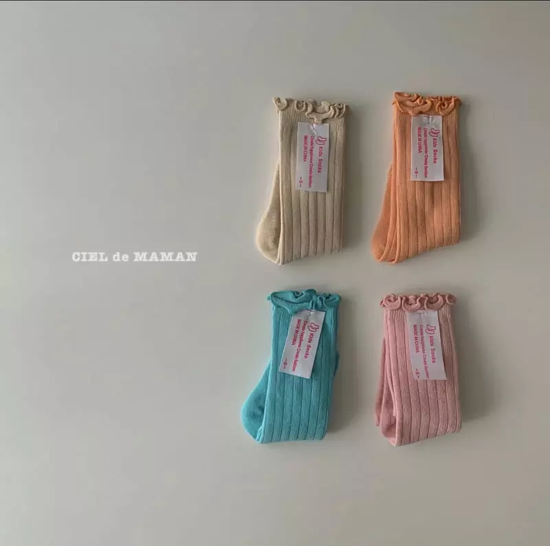 Ciel De Maman - Korean Children Fashion - #kidsstore - Rolly Knee Socks [set of 2]