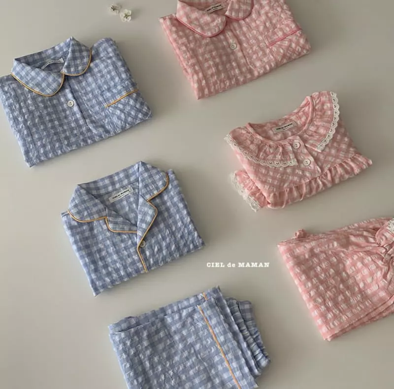 Ciel De Maman - Korean Children Fashion - #littlefashionista - Kids Pink Our Spring Pajama 