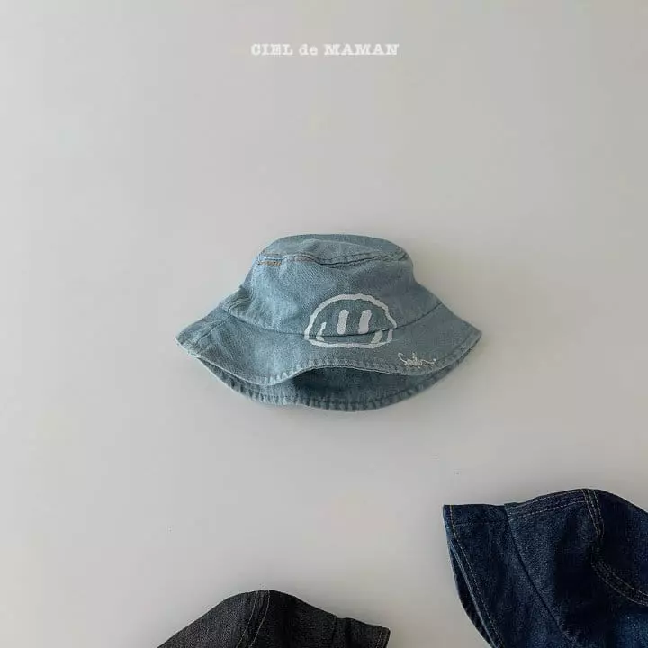Ciel De Maman - Korean Children Fashion - #magicofchildhood - Smile Denim Bucket Hat - 8