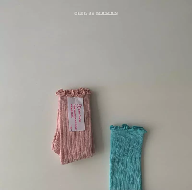 Ciel De Maman - Korean Children Fashion - #prettylittlegirls - Rolly Knee Socks [set of 2] - 7