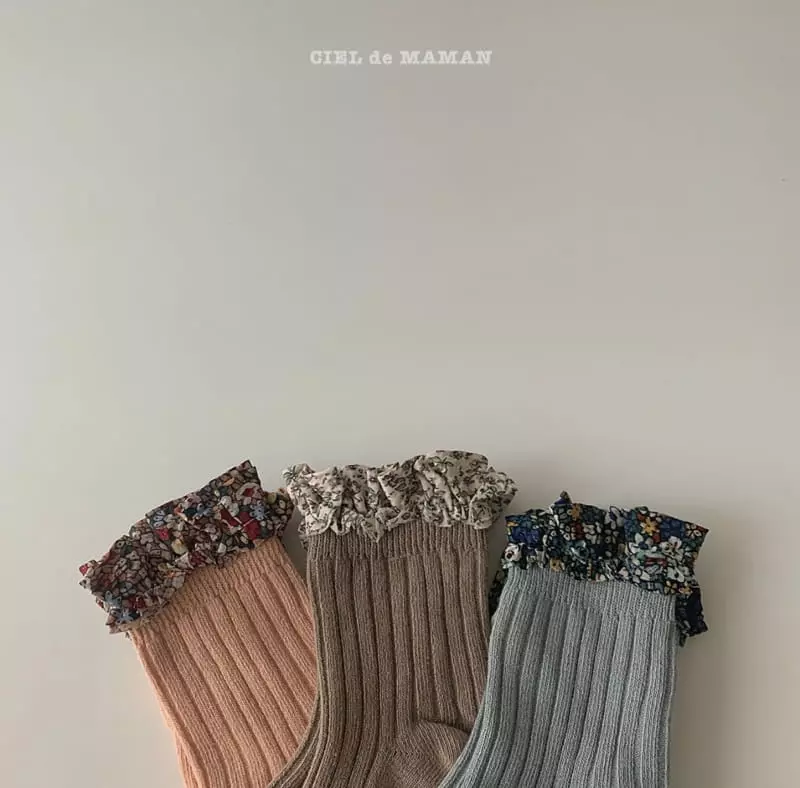 Ciel De Maman - Korean Children Fashion - #prettylittlegirls - Blings Socks [set of 3] - 6