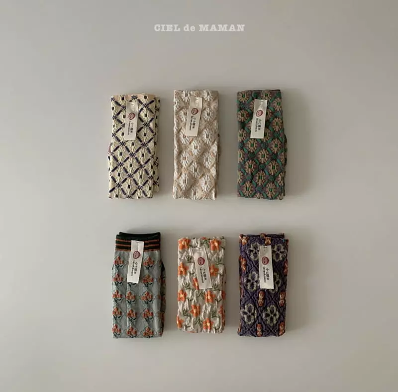 Ciel De Maman - Korean Children Fashion - #toddlerclothing - Etro Knee Socks [set of 3] - 10