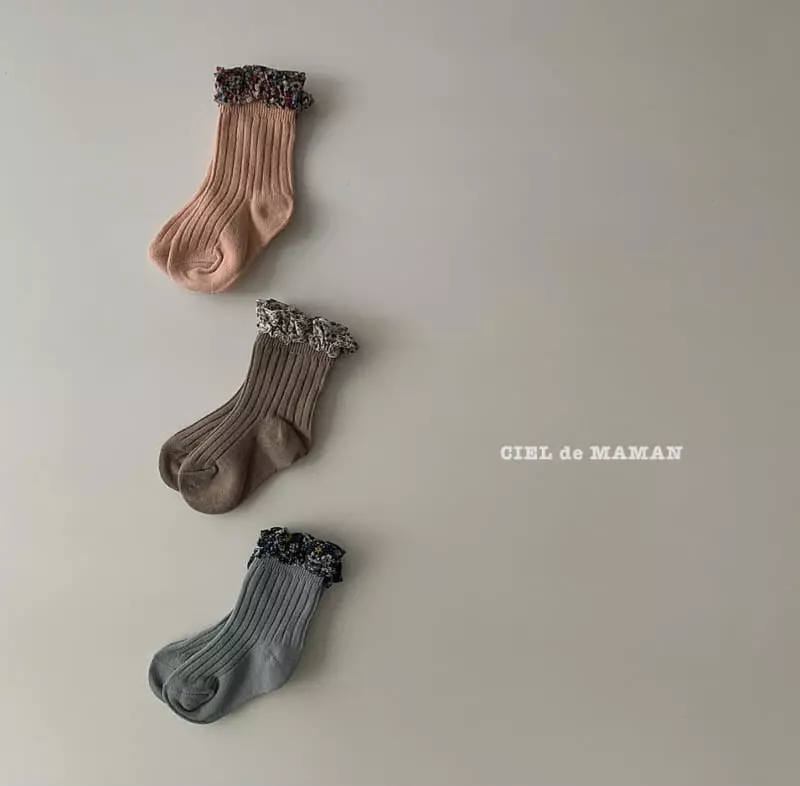 Ciel De Maman - Korean Children Fashion - #toddlerclothing - Blings Socks [set of 3] - 8
