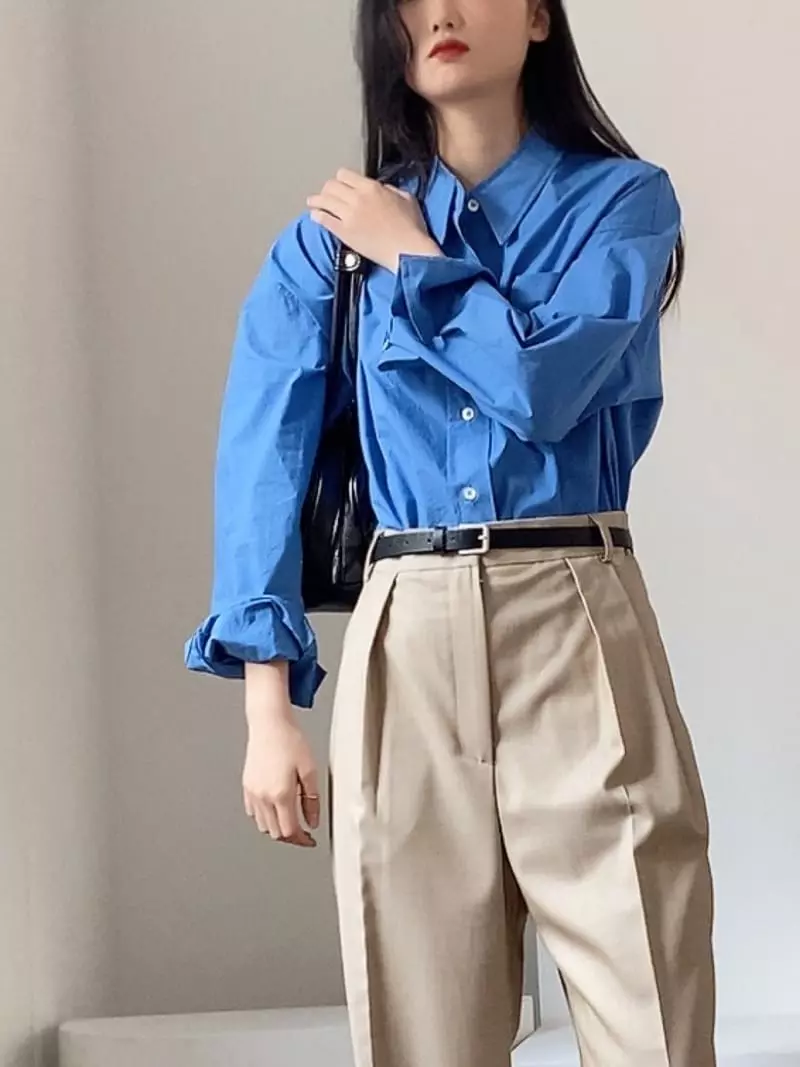 Cocoschon - Korean Women Fashion - #romanticstyle - Cutting Shirt - 2