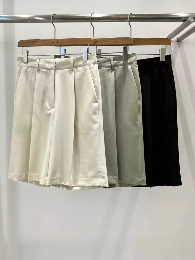 Cocoschon - Korean Women Fashion - #womensfashion - Burmuda Pants - 4