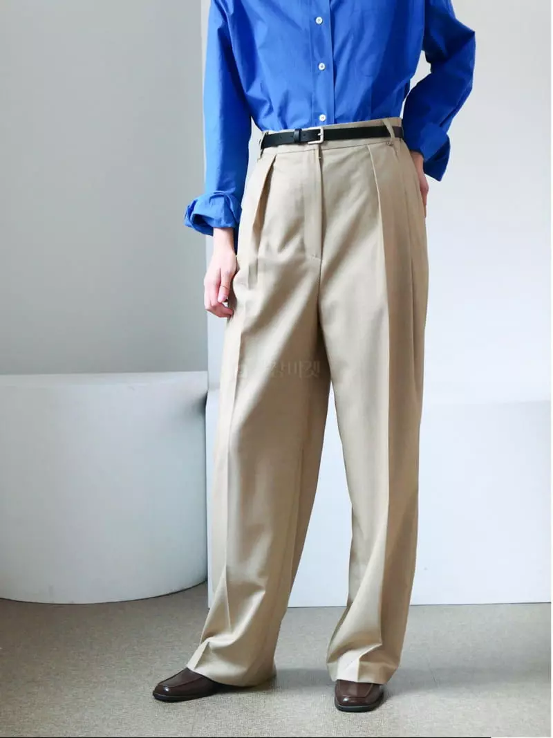 Cocoschon - Korean Women Fashion - #vintagekidsstyle - Classic Pants - 2