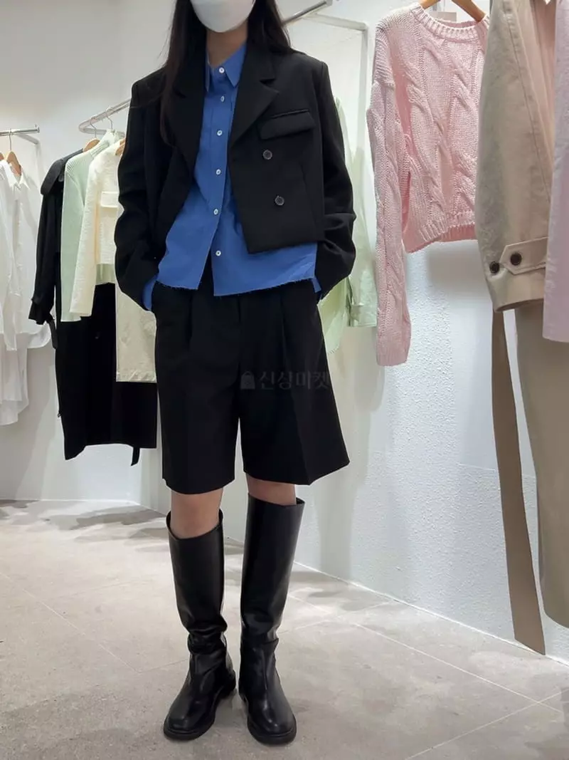 Cocoschon - Korean Women Fashion - #womensfashion - Burmuda Pants - 3
