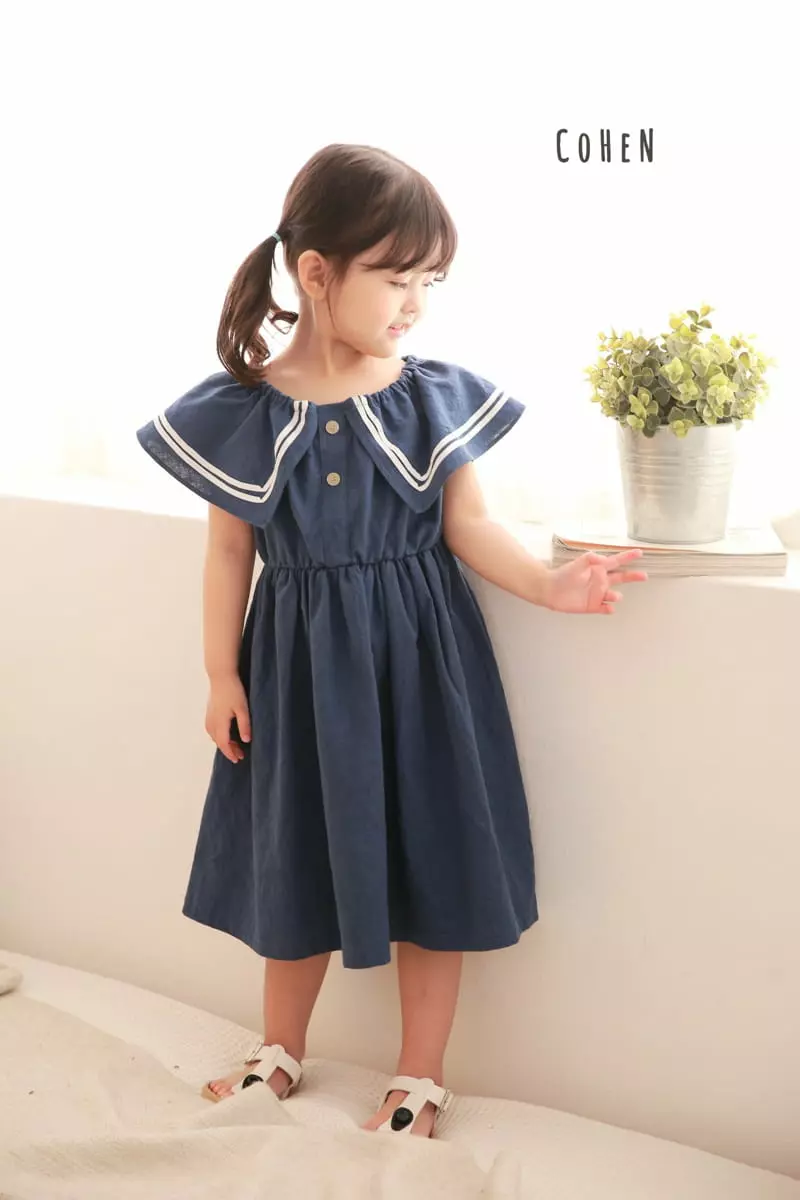 Cohen - Korean Children Fashion - #Kfashion4kids - Sailor One-piece - 9