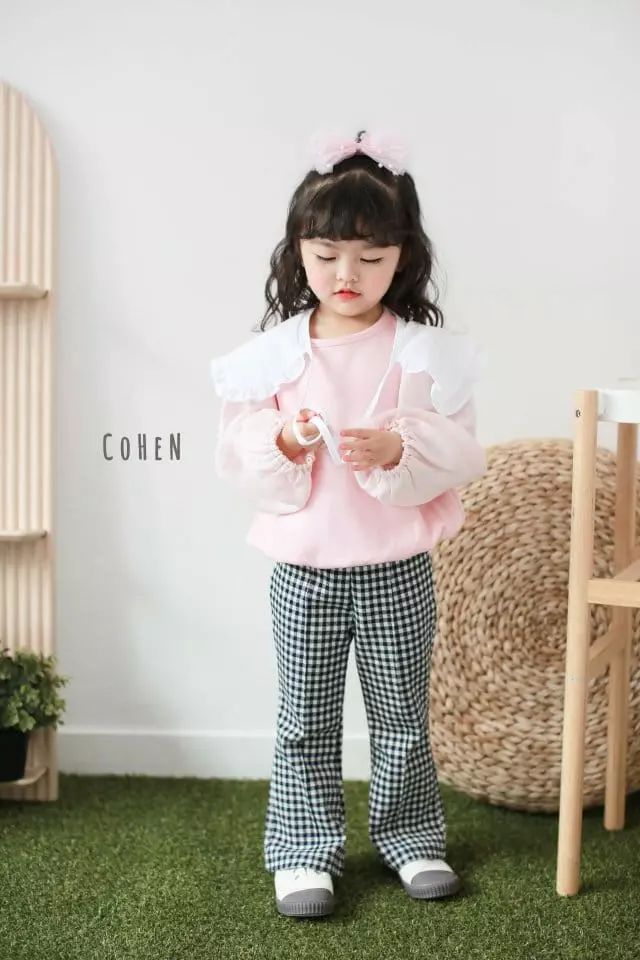 Cohen - Korean Children Fashion - #childofig - Bootscut Check Pants - 9