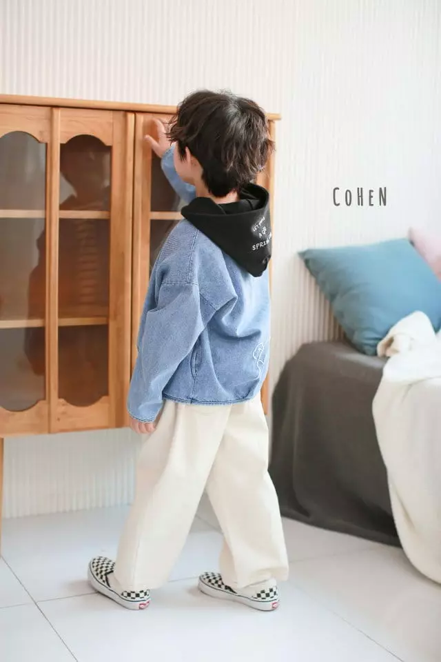 Cohen - Korean Children Fashion - #childofig - Bear Denim Jacket - 6