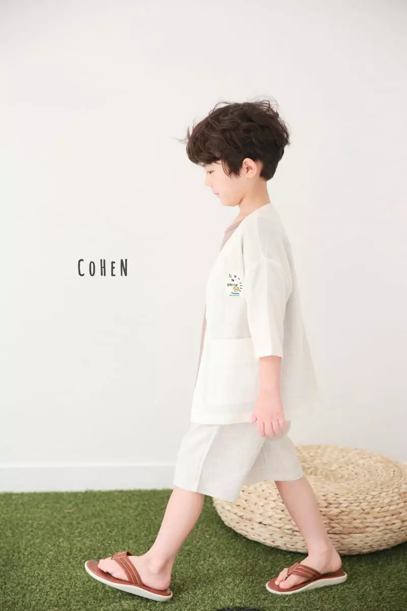 Cohen - Korean Children Fashion - #childofig - Linen Cardigan - 4