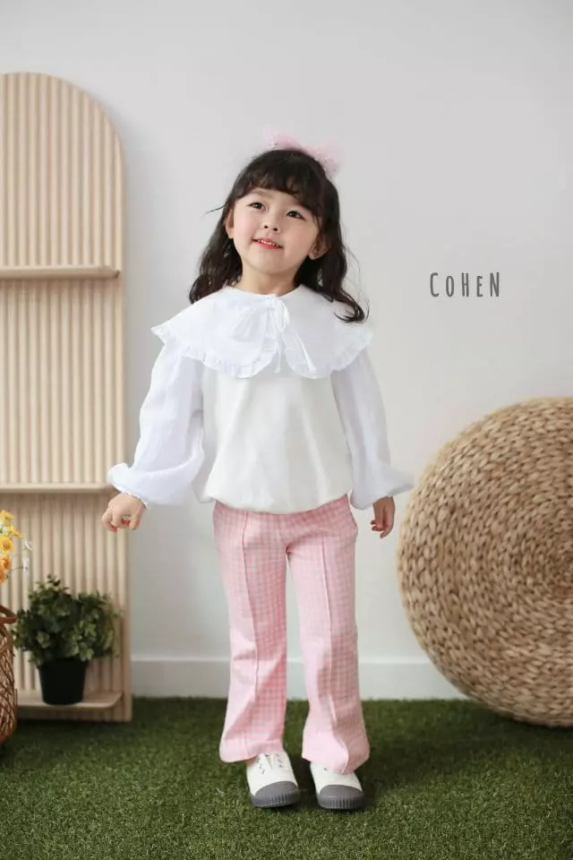 Cohen - Korean Children Fashion - #designkidswear - Bootscut Check Pants - 12