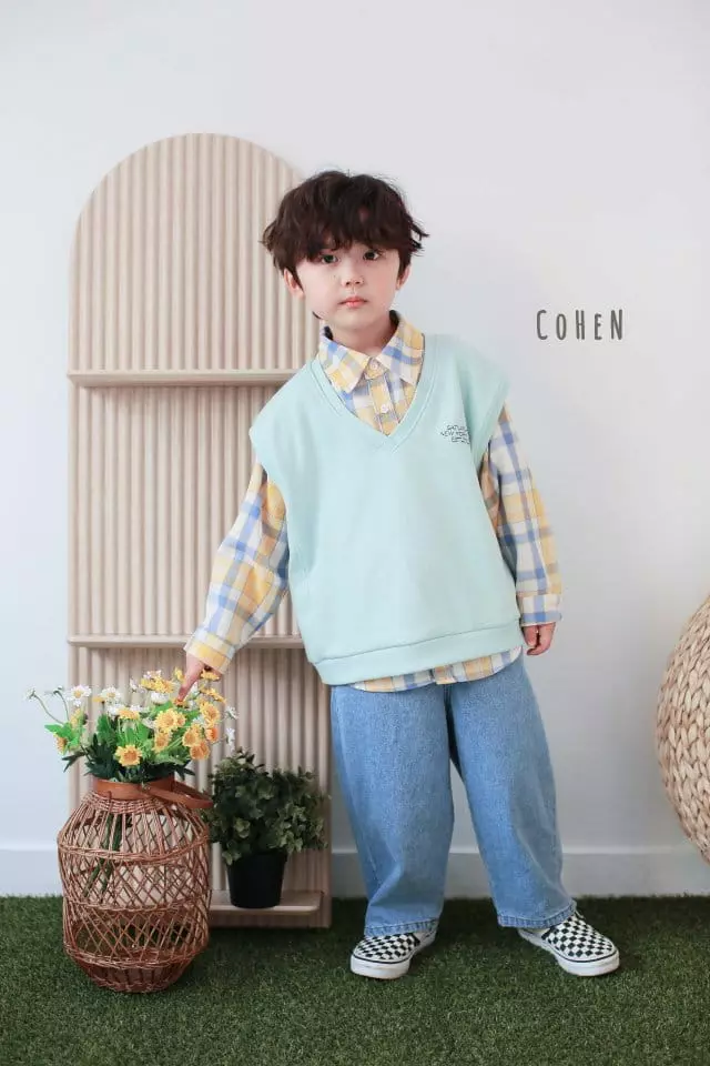 Cohen - Korean Children Fashion - #designkidswear - Loose Fit Vest - 11