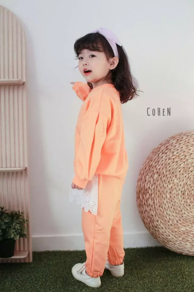 Cohen - Korean Children Fashion - #designkidswear - Lace Top Bottom Set - 10