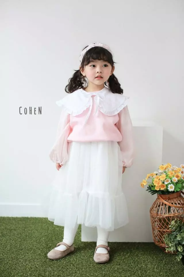Cohen - Korean Children Fashion - #discoveringself - Collar Tee - 2