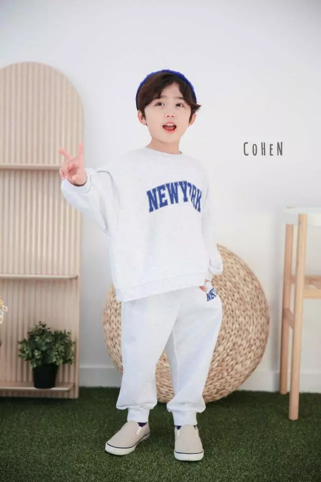 Cohen - Korean Children Fashion - #discoveringself - New York Top Bottom Set - 10