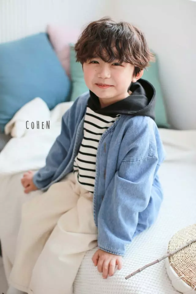 Cohen - Korean Children Fashion - #discoveringself - Bear Denim Jacket - 9