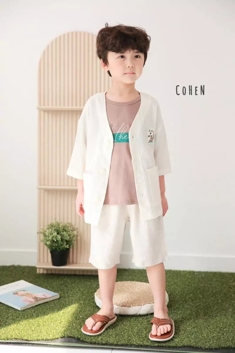 Cohen - Korean Children Fashion - #discoveringself - Linen Cardigan - 6