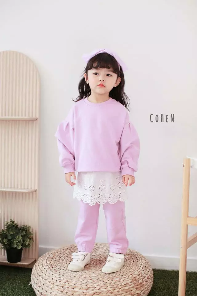 Cohen - Korean Children Fashion - #fashionkids - Lace Top Bottom Set - 12