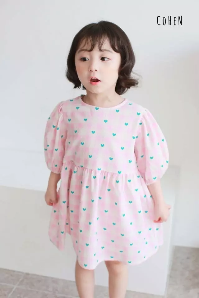 Cohen - Korean Children Fashion - #fashionkids - Heart One-piece - 3