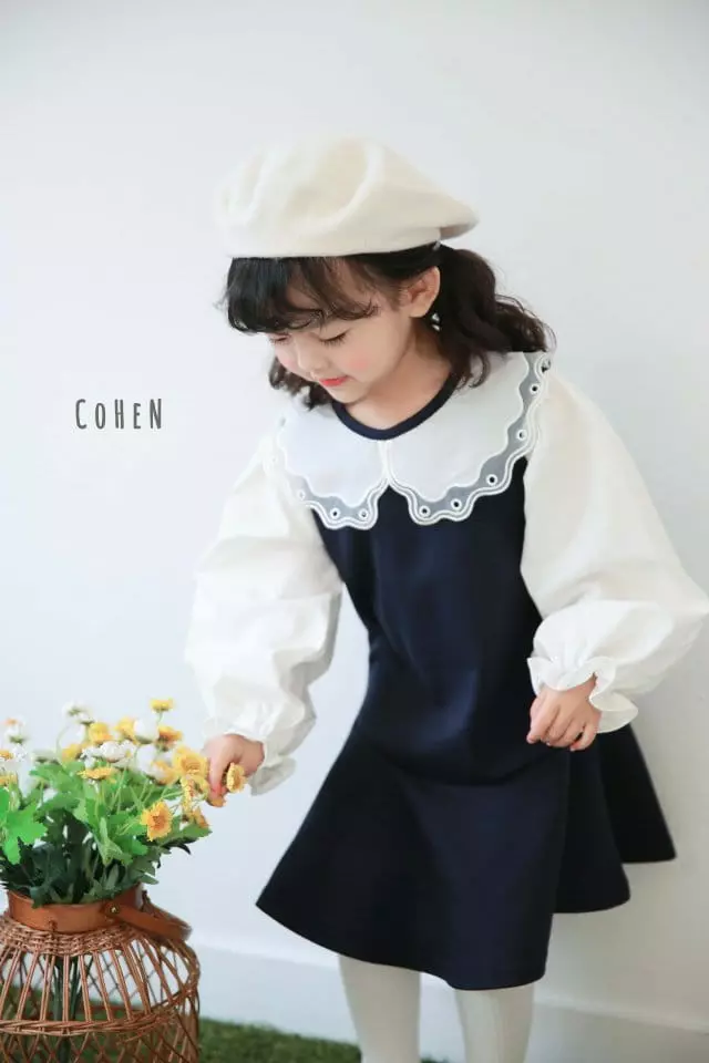 Cohen - Korean Children Fashion - #kidsshorts - Cloud Collar One-piece - 6
