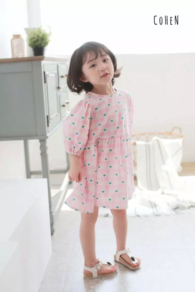 Cohen - Korean Children Fashion - #kidsstore - Heart One-piece - 5