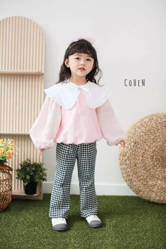 Cohen - Korean Children Fashion - #kidzfashiontrend - Bootscut Check Pants - 3