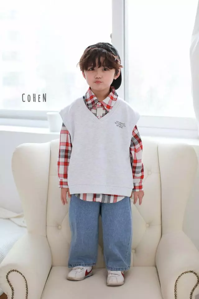Cohen - Korean Children Fashion - #kidzfashiontrend - Loose Fit Vest - 2