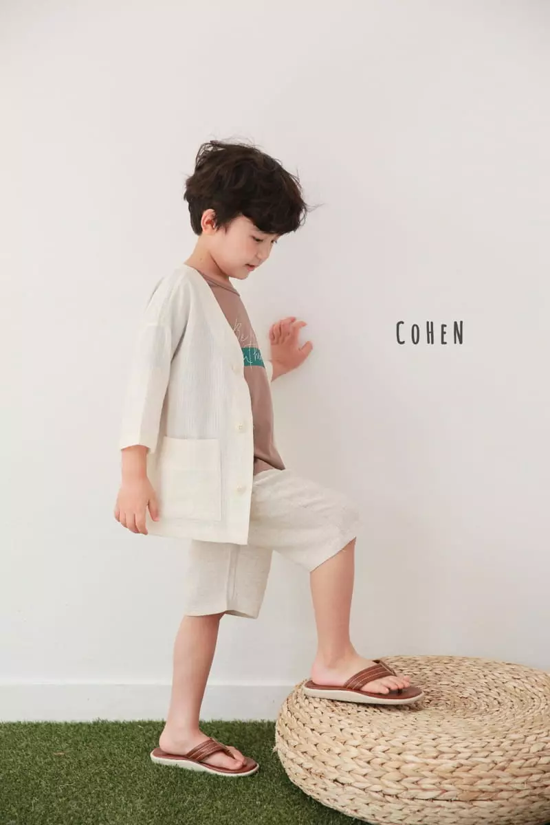 Cohen - Korean Children Fashion - #kidzfashiontrend - Linen Cardigan - 10