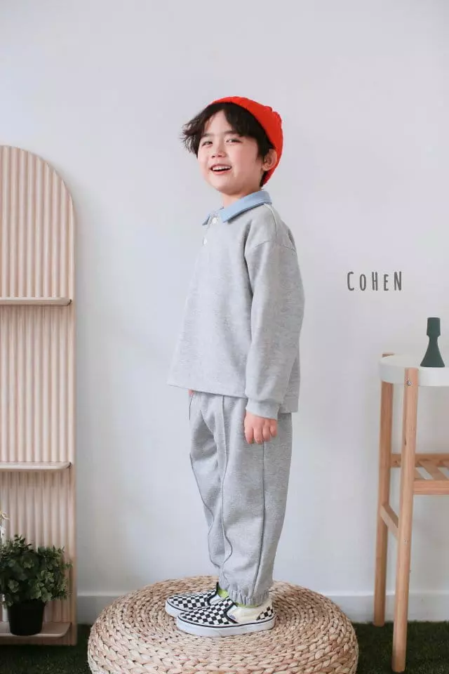 Cohen - Korean Children Fashion - #littlefashionista - Collat Top Bottom SET - 7