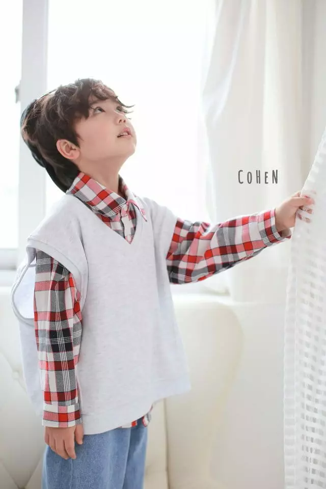Cohen - Korean Children Fashion - #littlefashionista - Check Shirt - 6