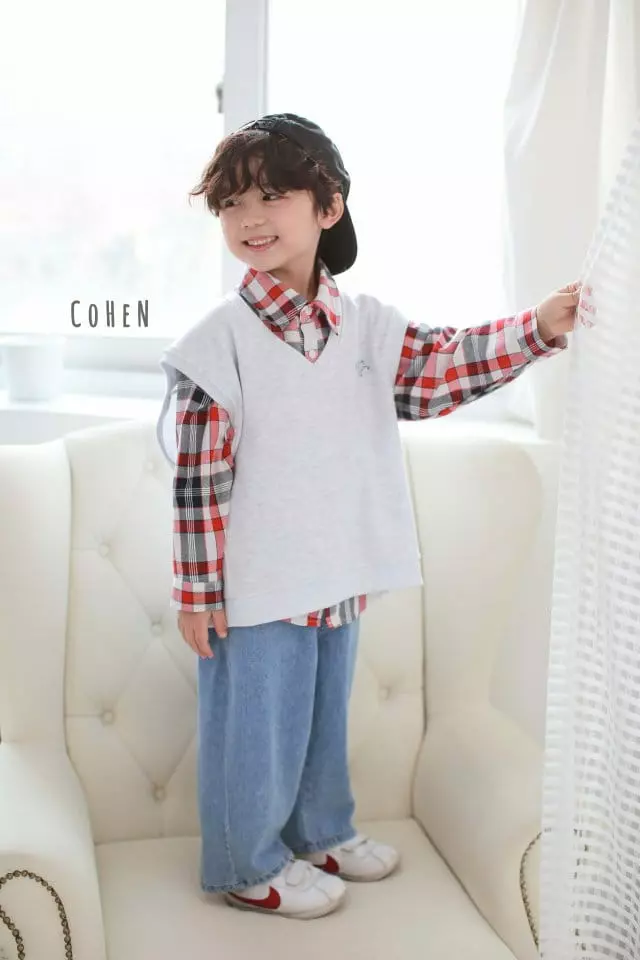 Cohen - Korean Children Fashion - #Kfashion4kids - Loose Fit Vest - 4