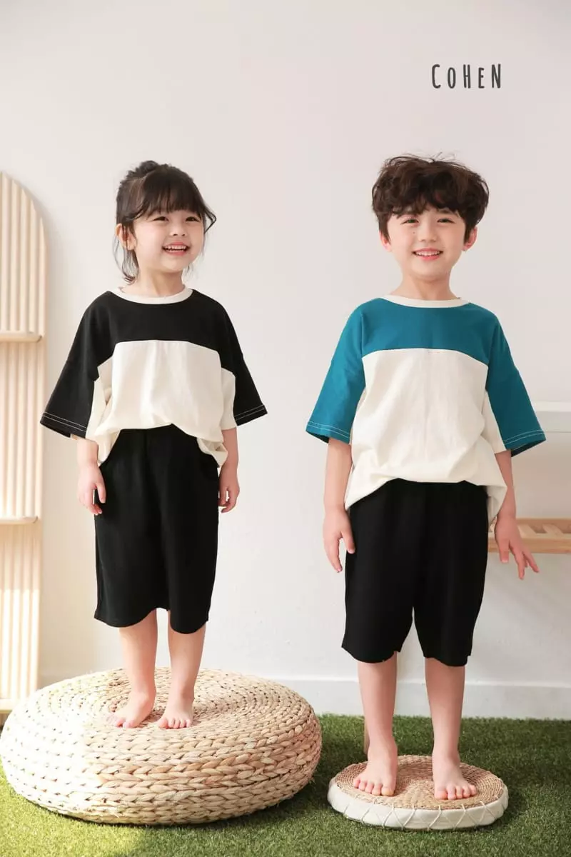 Cohen - Korean Children Fashion - #littlefashionista - Color Tee - 3